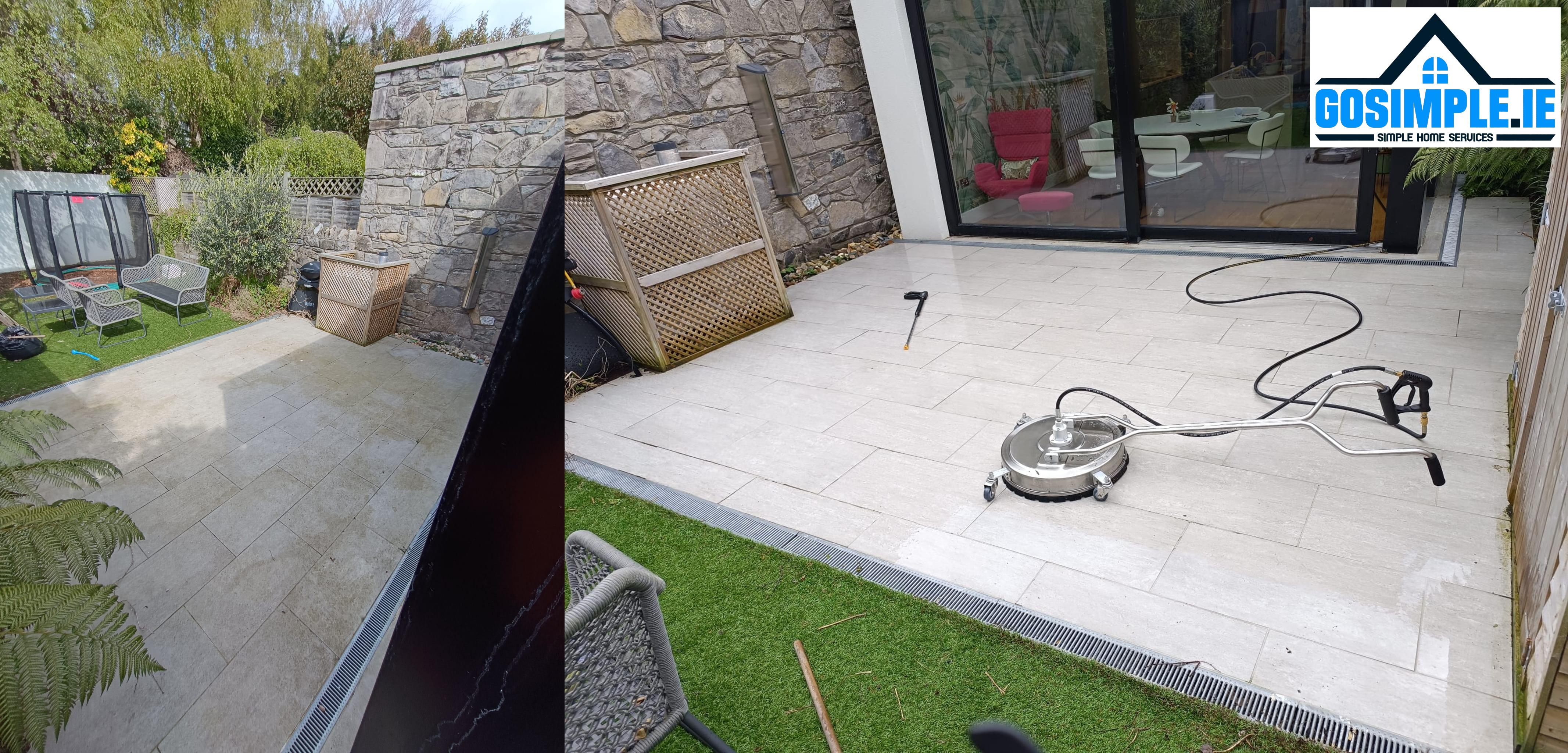 Power Washing – Driveway & Patio