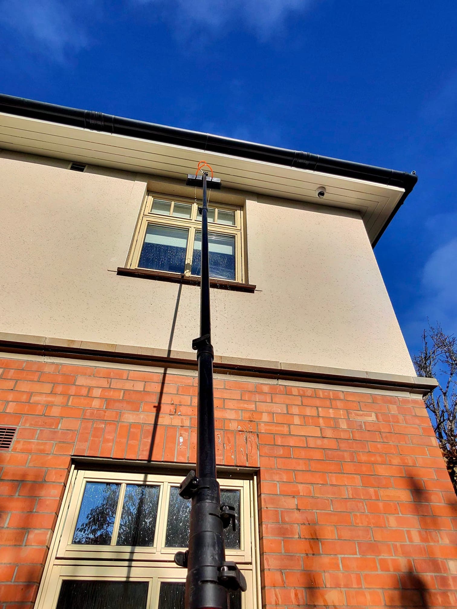 Professional window cleaning work